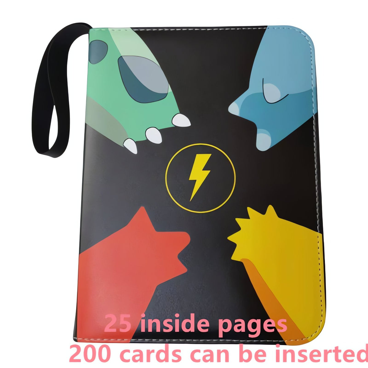 Pokémon A4 card binder with zip – Binder C (200 Cards)