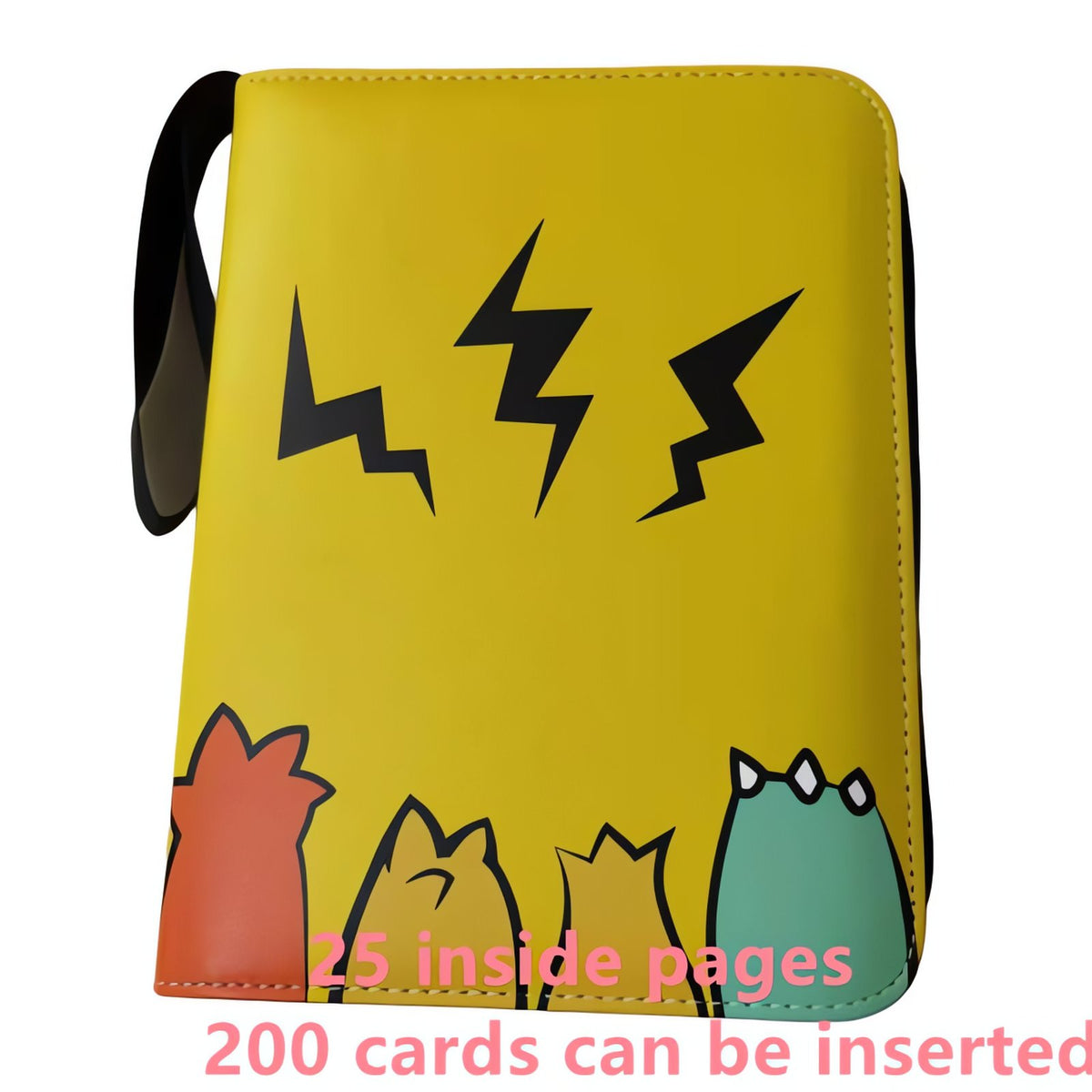 Pokémon A4 card binder with zip – Binder G (200 Cards)