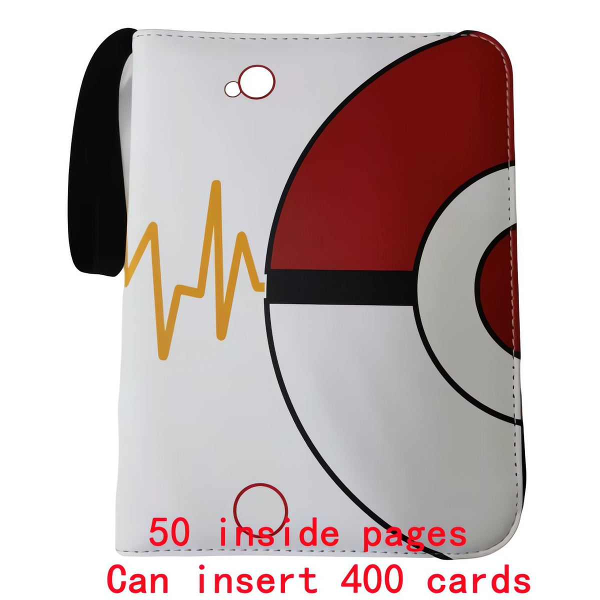 Pokémon A4 card binder with zip – Binder L (400 Cards)