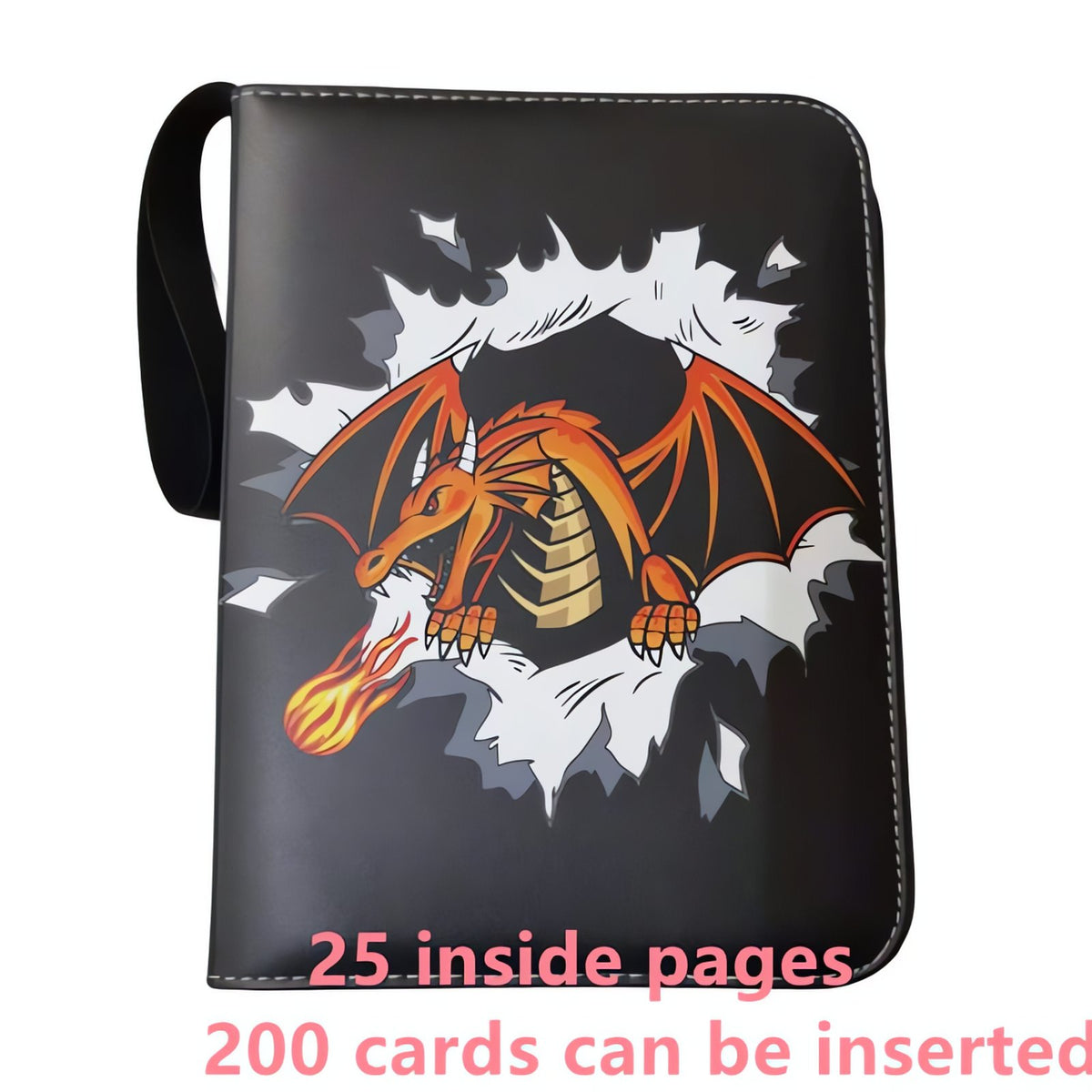 Pokémon A4 card binder with zip – Binder O (200 Cards)