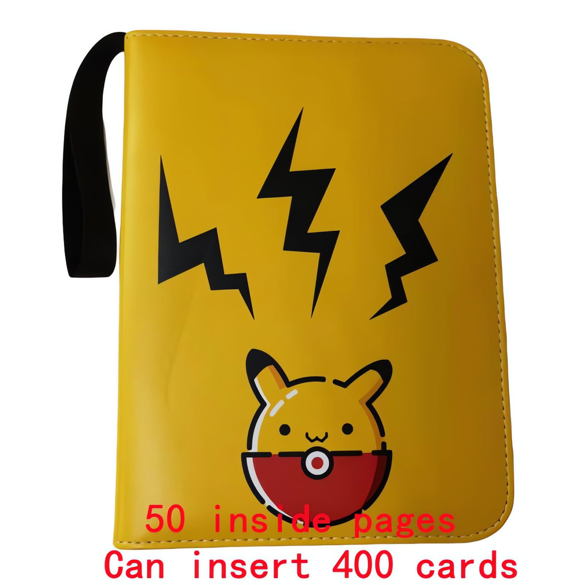 Pokémon A4 card binder with zip – Binder T (400 Cards)