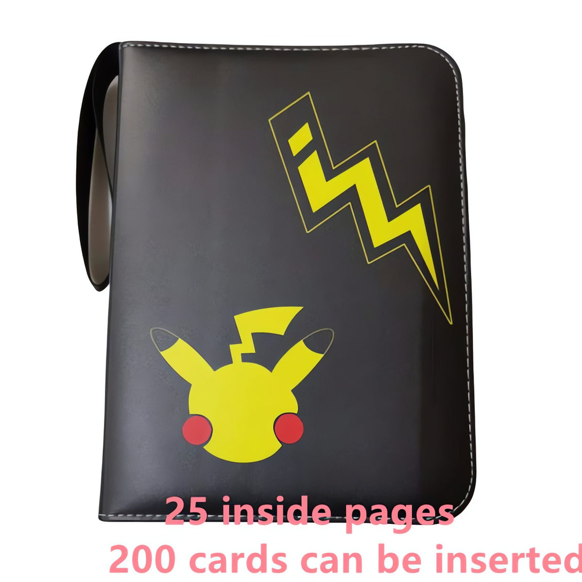 Pokémon A4 card binder with zip – Binder U (200 Cards)
