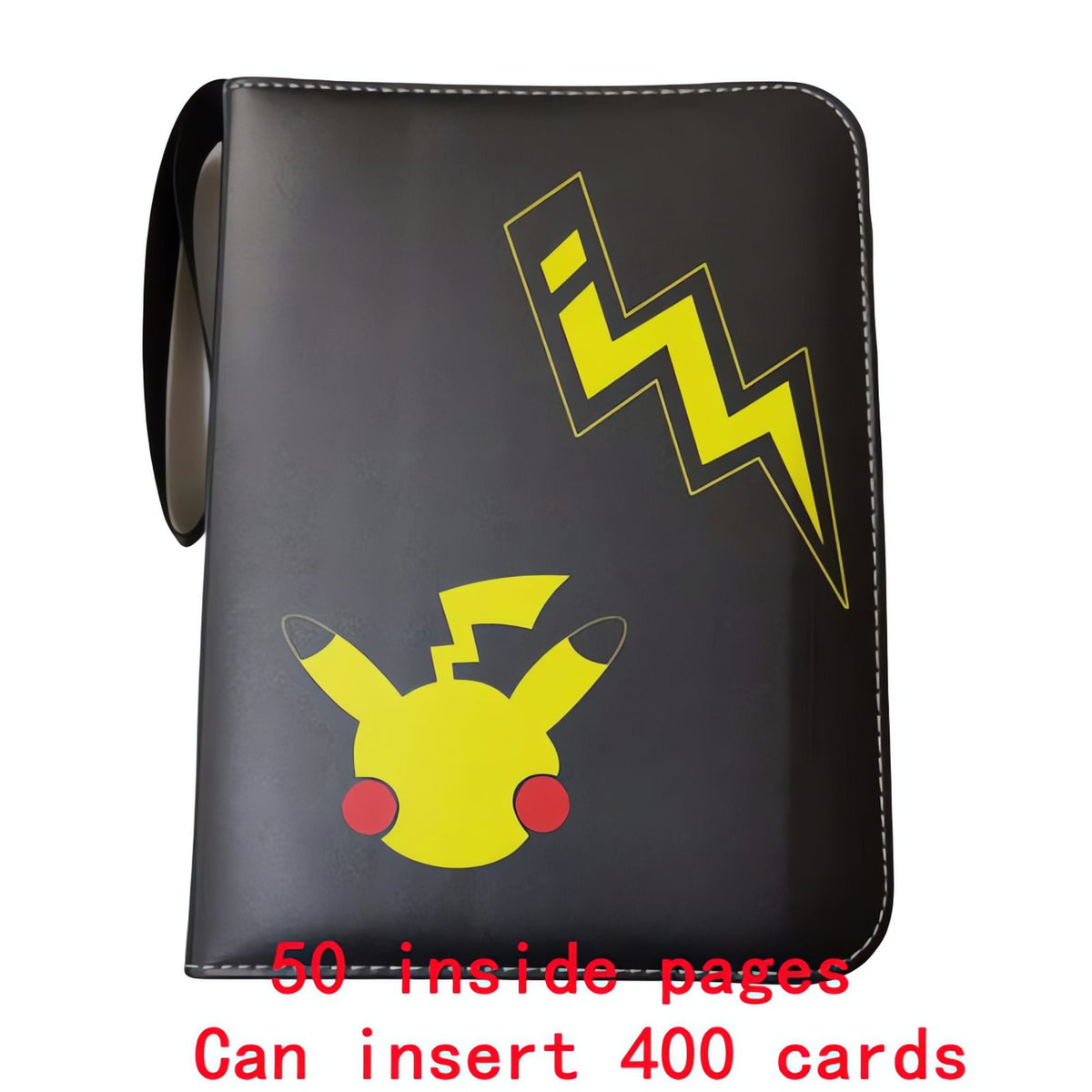 Pokémon A4 card binder with zip – Binder V (400 Cards)