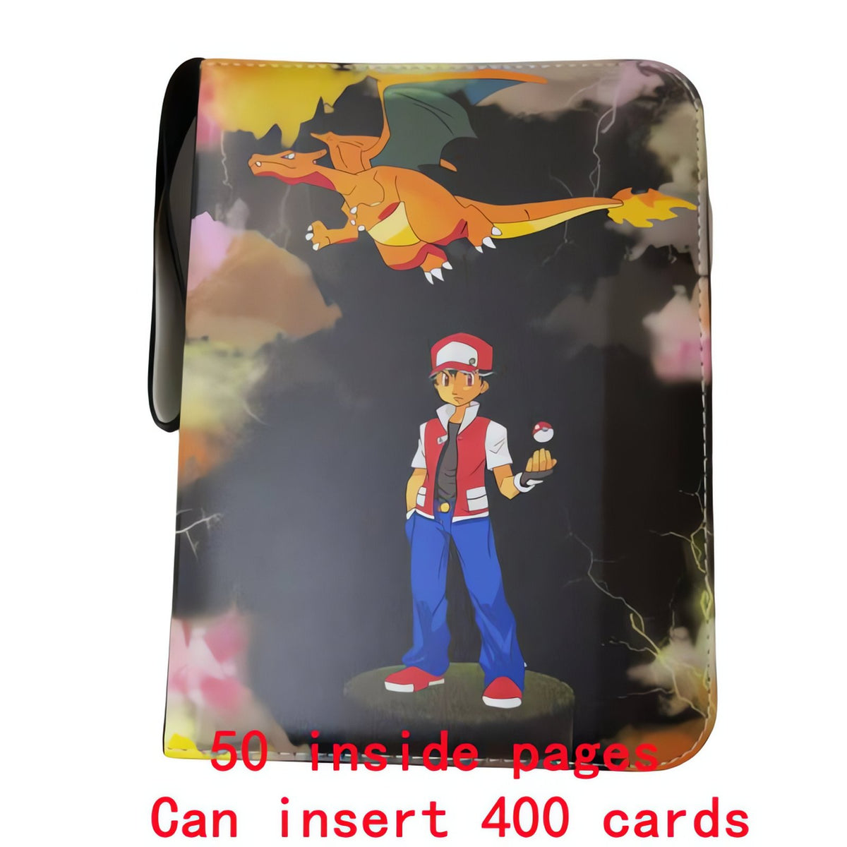 Pokémon A4 card binder with zip – Binder X (400 Cards)