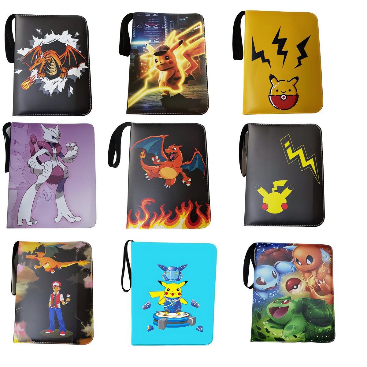 Pokémon zipped card carry case