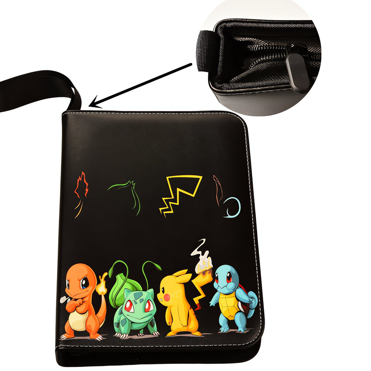 Pokémon zipped card carry case – photo 4
