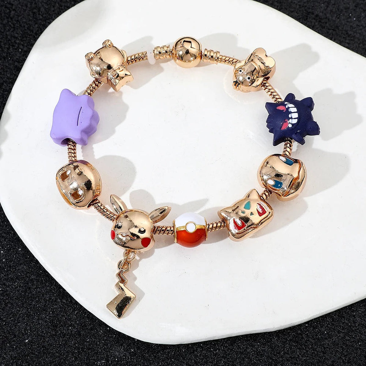 Pokémon charm bracelet with character charms
