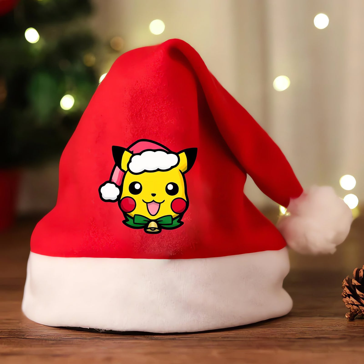 Pokémon Santa hat with Pikachu design – photo 6
