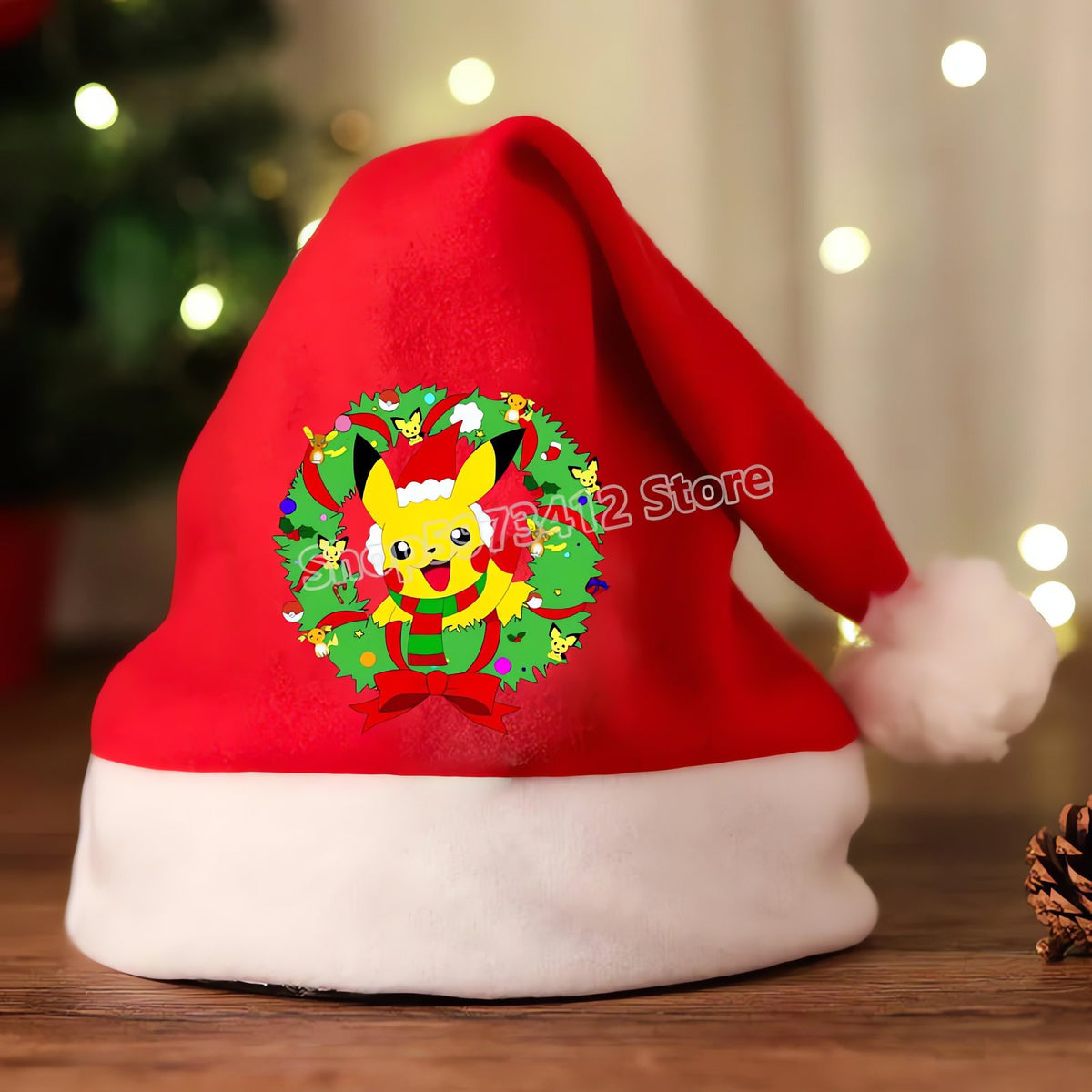 Pokémon Santa hat with Pikachu design – CWJL2301