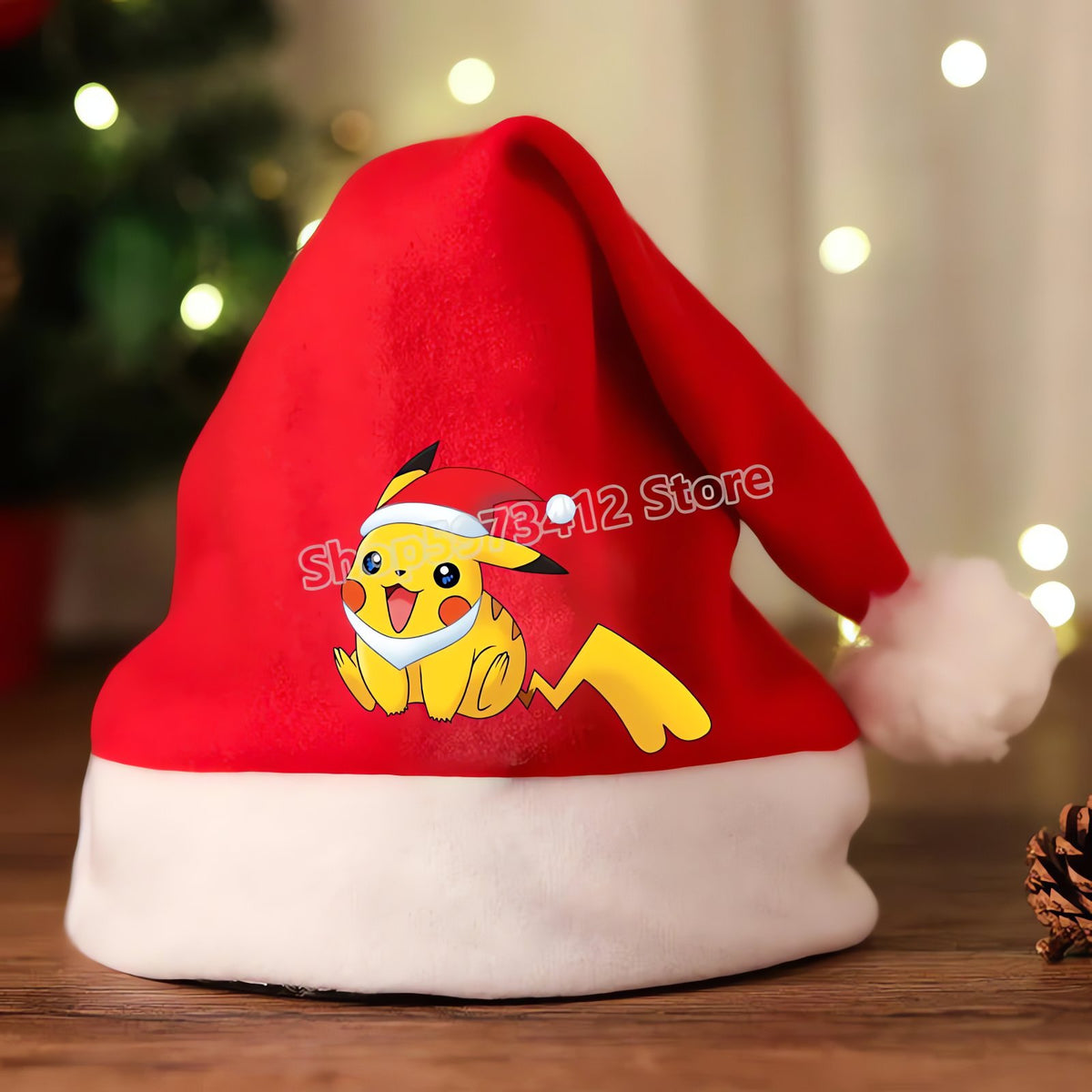 Pokémon Santa hat with Pikachu design – CWJL2303