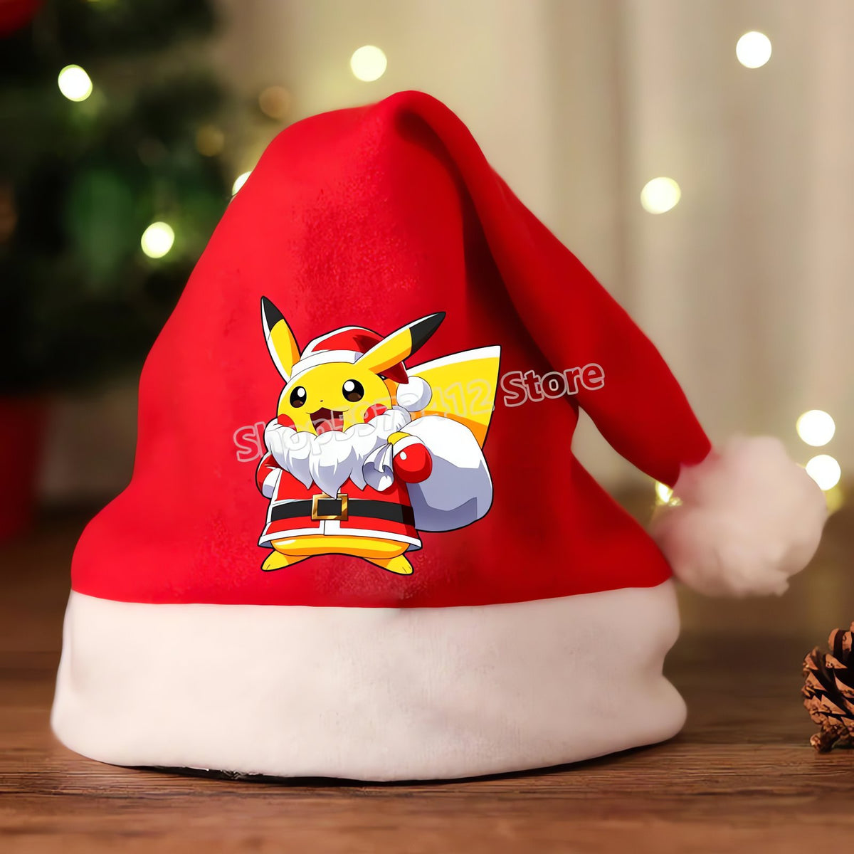 Pokémon Santa hat with Pikachu design – CWJL2304