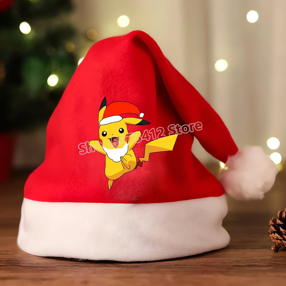 Pokémon Santa hat with Pikachu design – CWJL2308