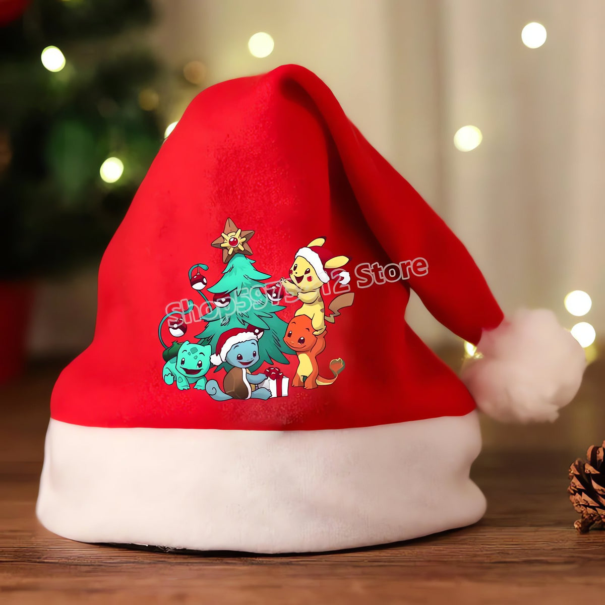 Pokémon Santa hat with Pikachu design – CWJL3003