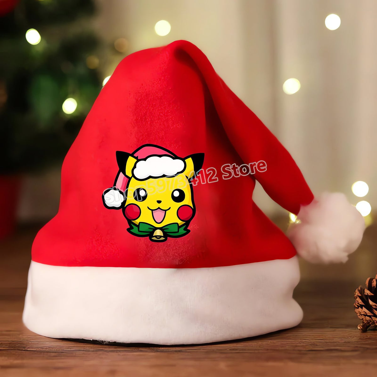 Pokémon Santa hat with Pikachu design – CWJL3008