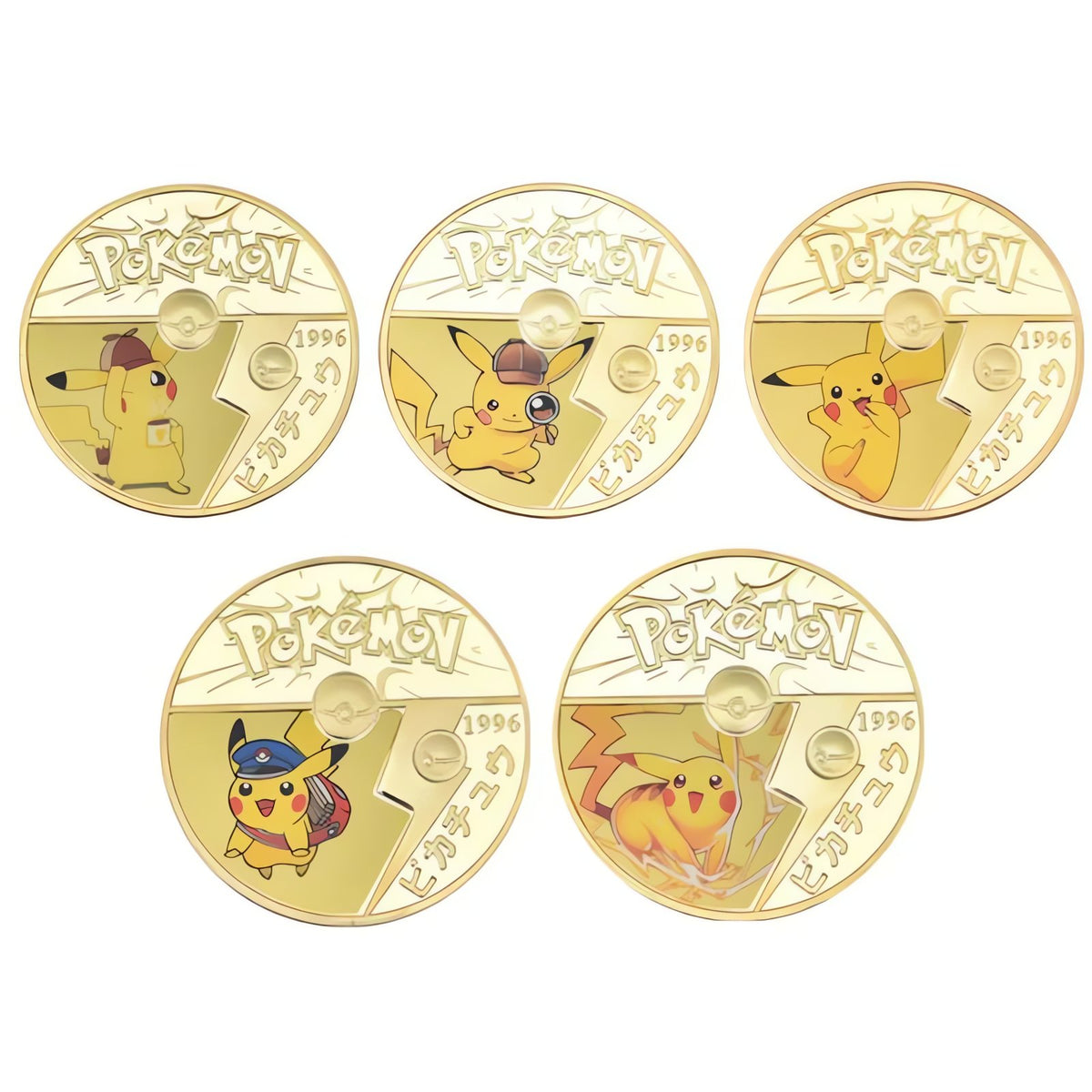 Collectable Pokémon coins – 5-Coin Set 2