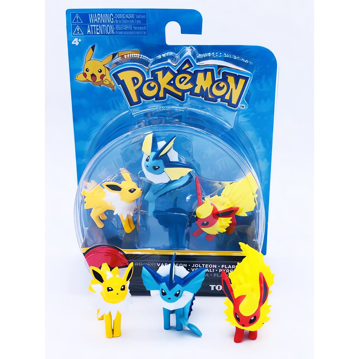 Pokémon collectable figures – Flareon, Jolteon & Vaporeon