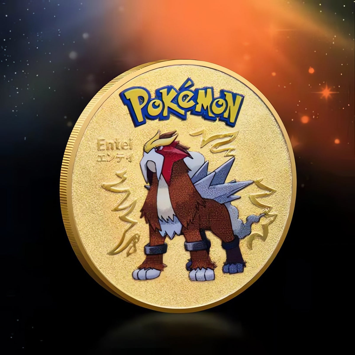 Gold-plated Pokémon collector coin – 10