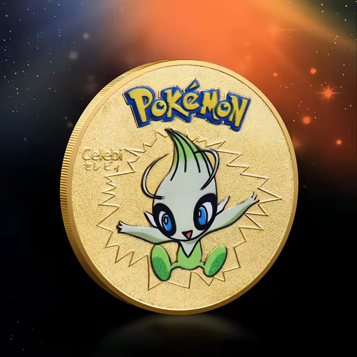 Gold-plated Pokémon collector coin – 11