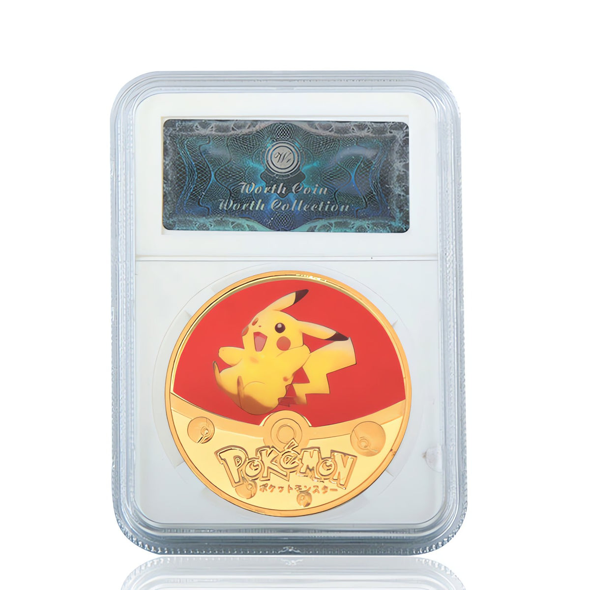 Gold-plated Pokémon collector coin – photo 11
