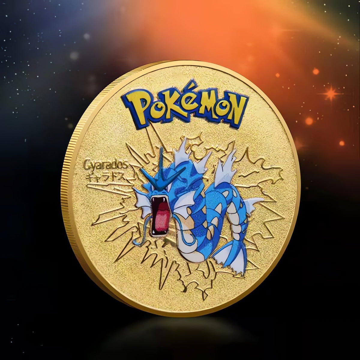 Gold-plated Pokémon collector coin – 12