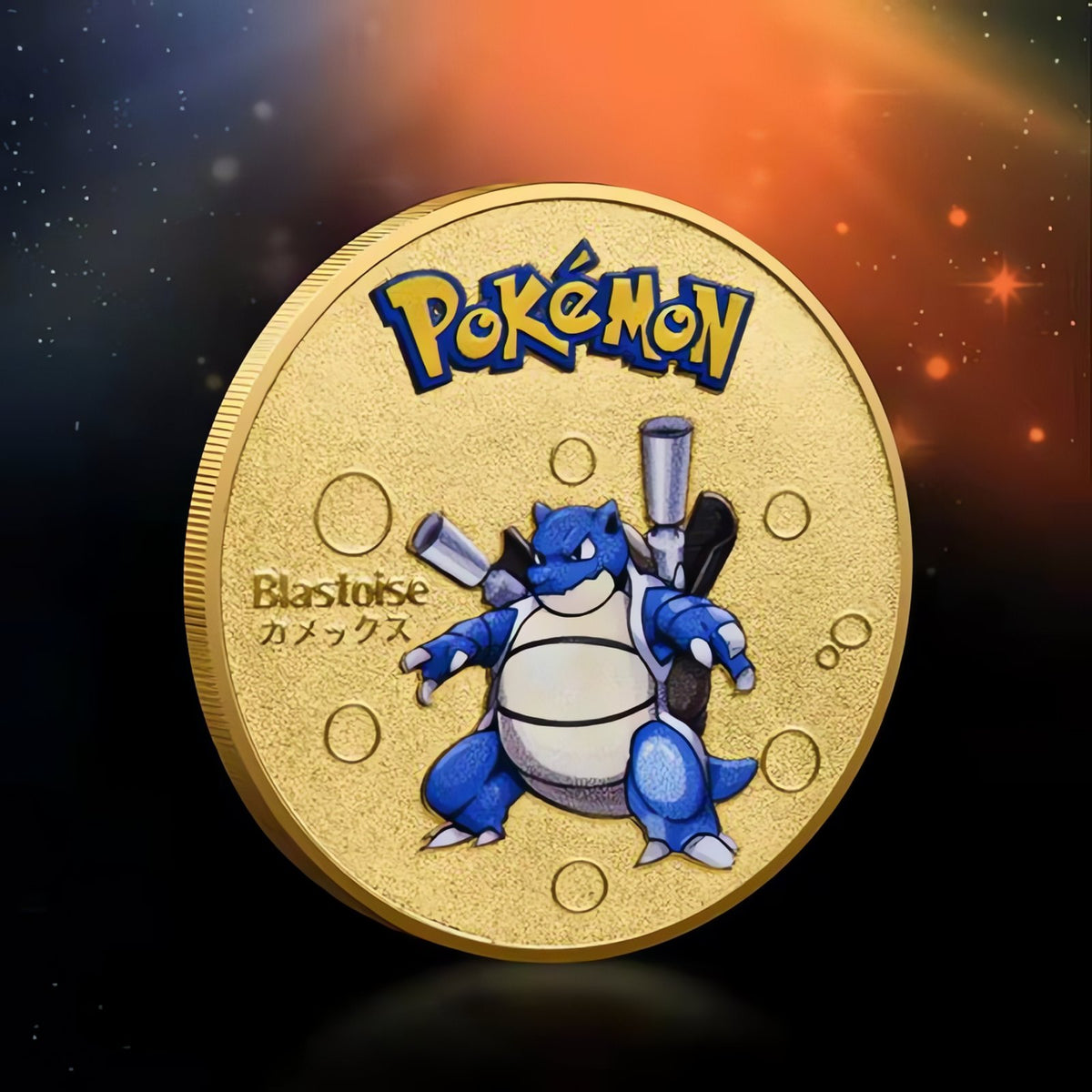 Gold-plated Pokémon collector coin – 14