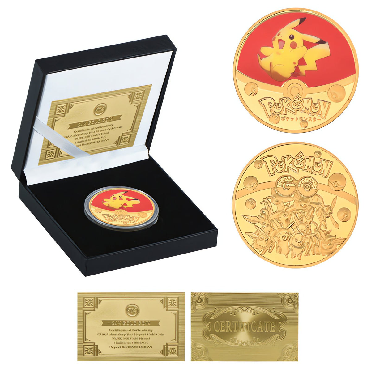 Gold-plated Pokémon collector coin – photo 20
