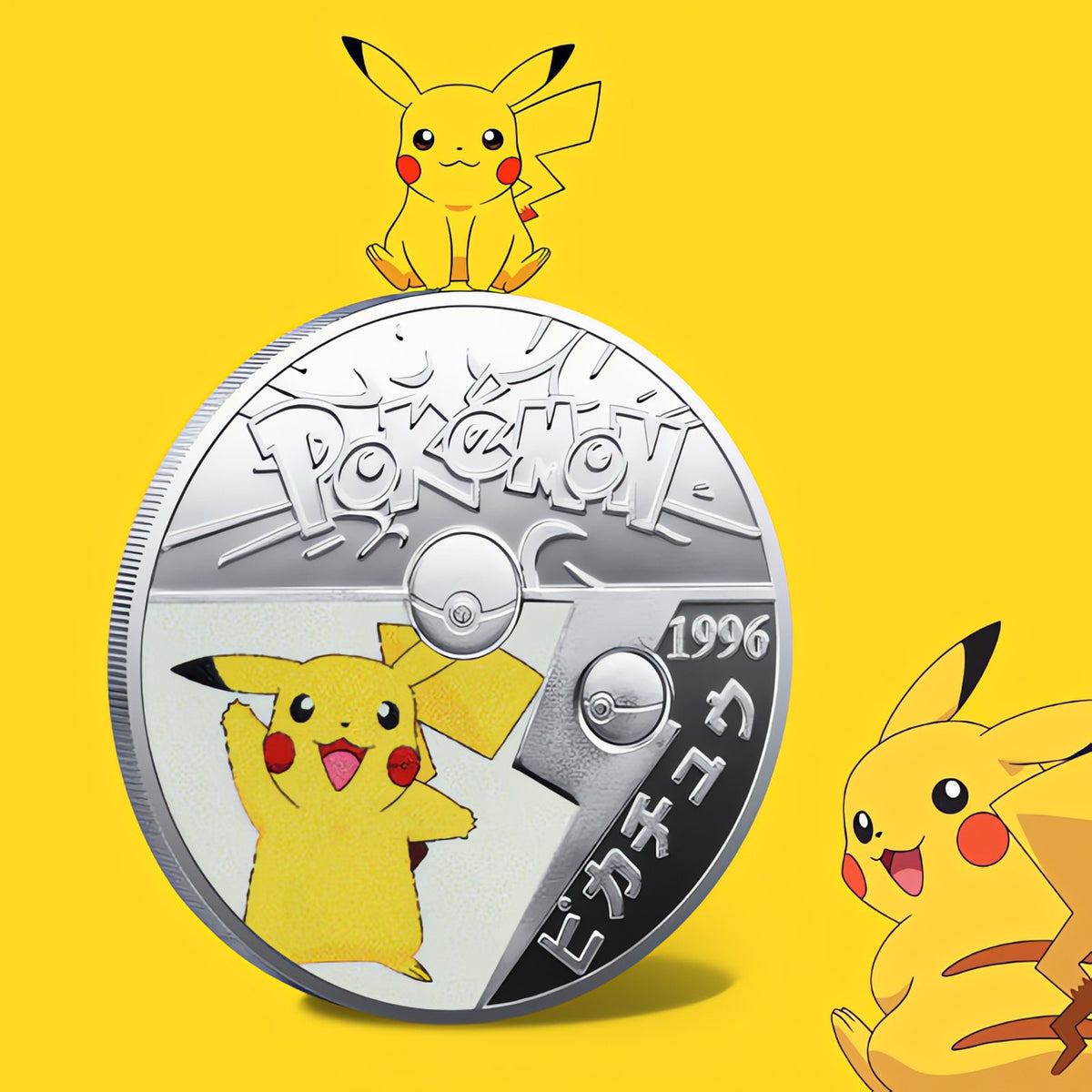 Gold-plated Pokémon collector coin – 3