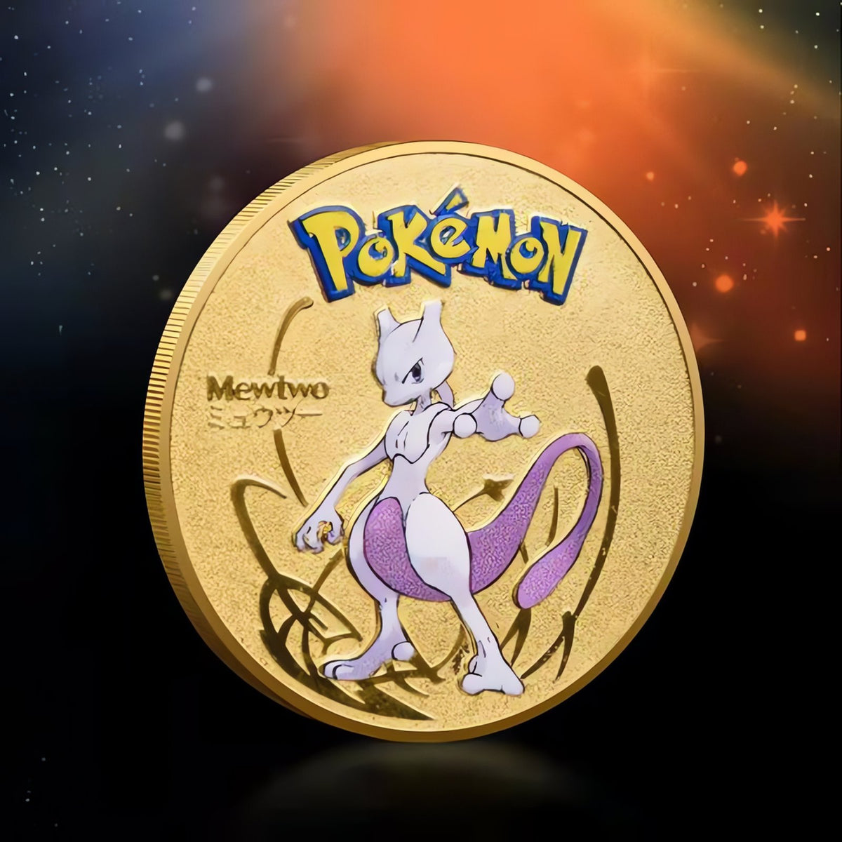 Gold-plated Pokémon collector coin – 8
