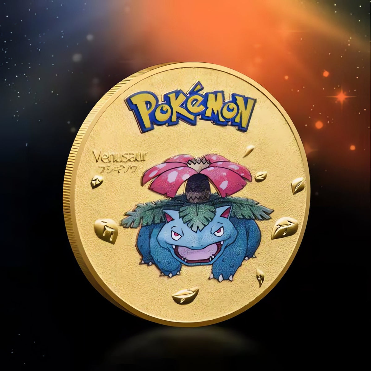 Gold-plated Pokémon collector coin – 9