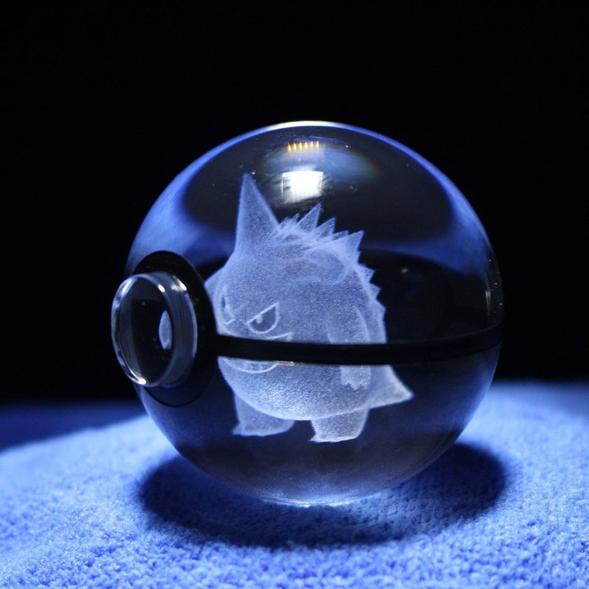 Pokémon crystal ball light with LED glow