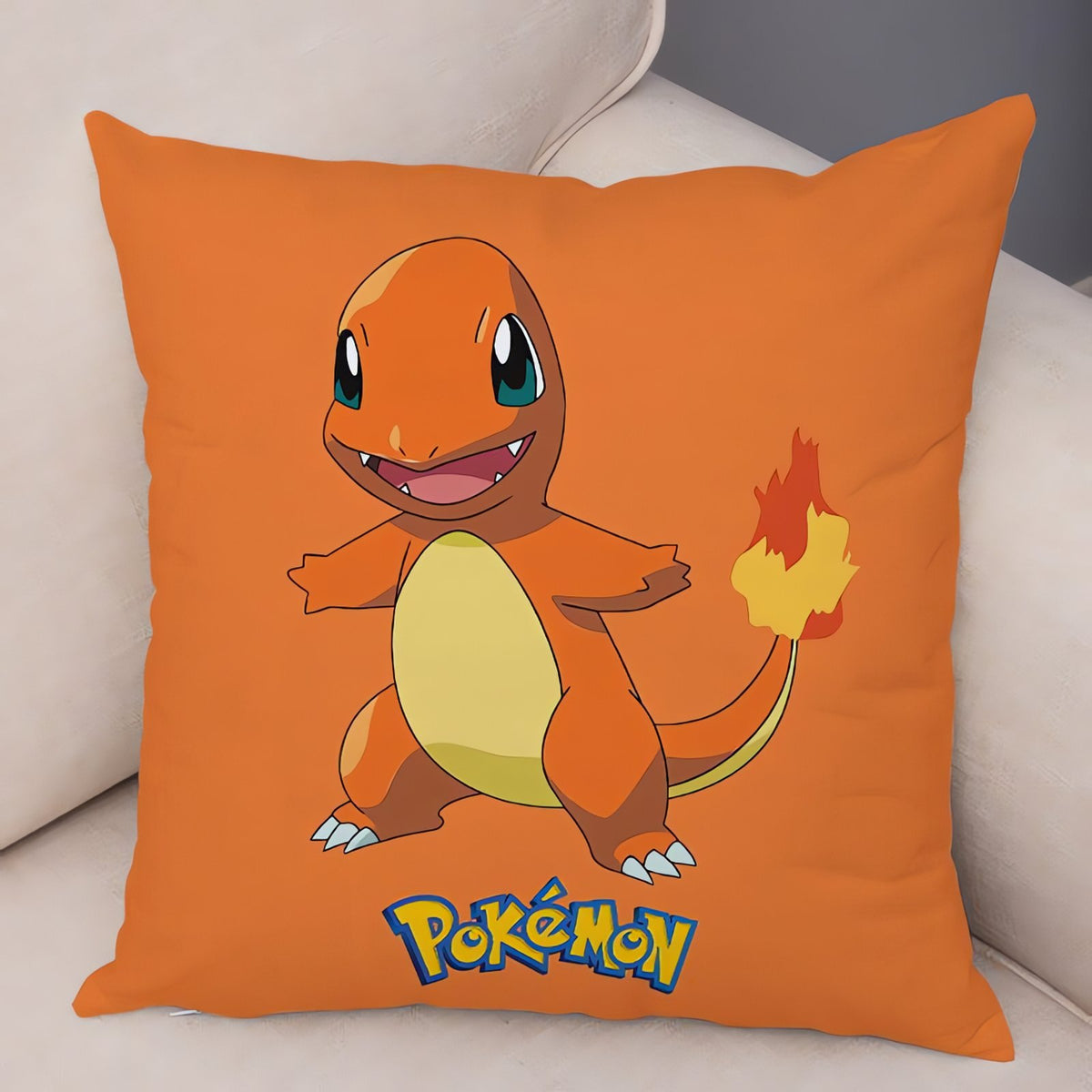 Pokémon cushion covers with Pikachu and Gengar designs – Charmander
