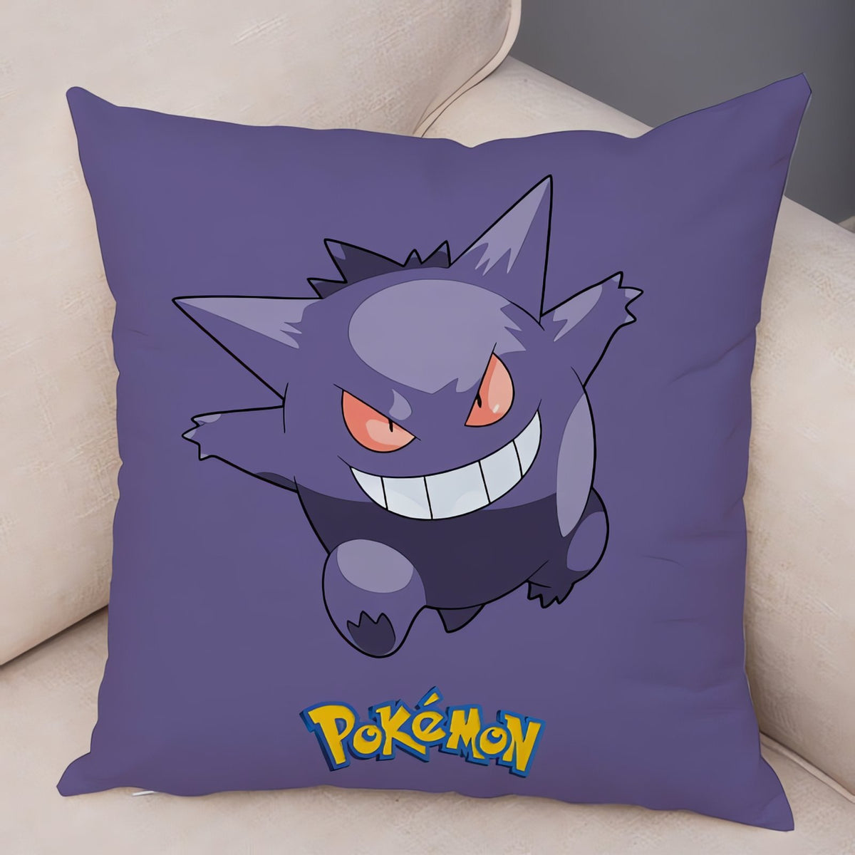 Pokémon cushion covers with Pikachu and Gengar designs – Gengar