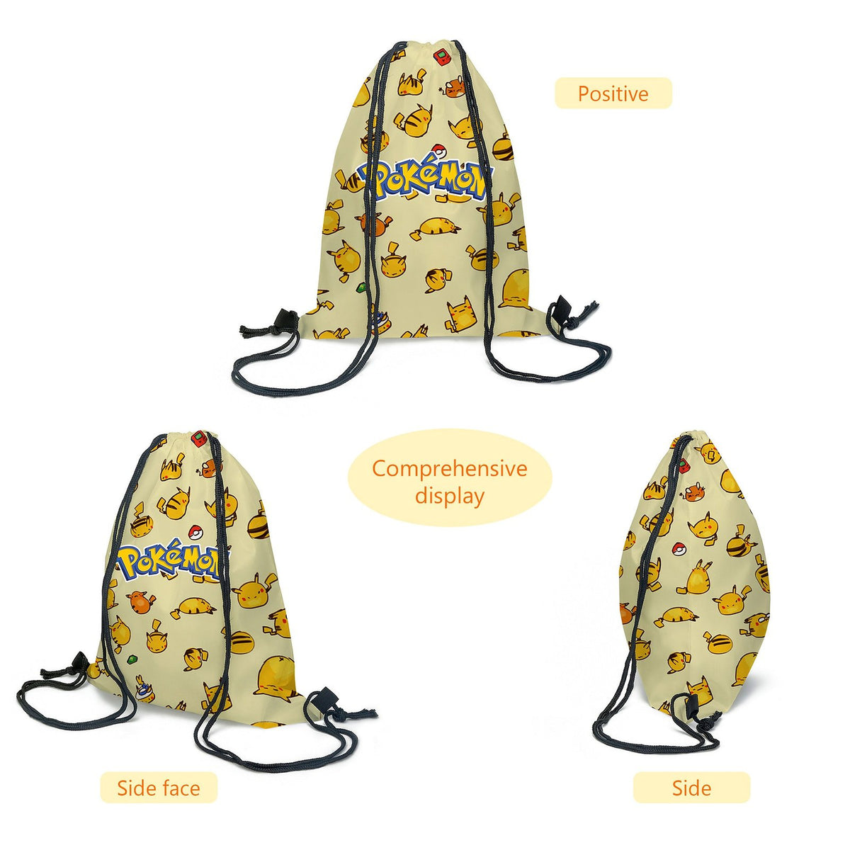 Pokémon drawstring bag, 38x32cm – photo 6