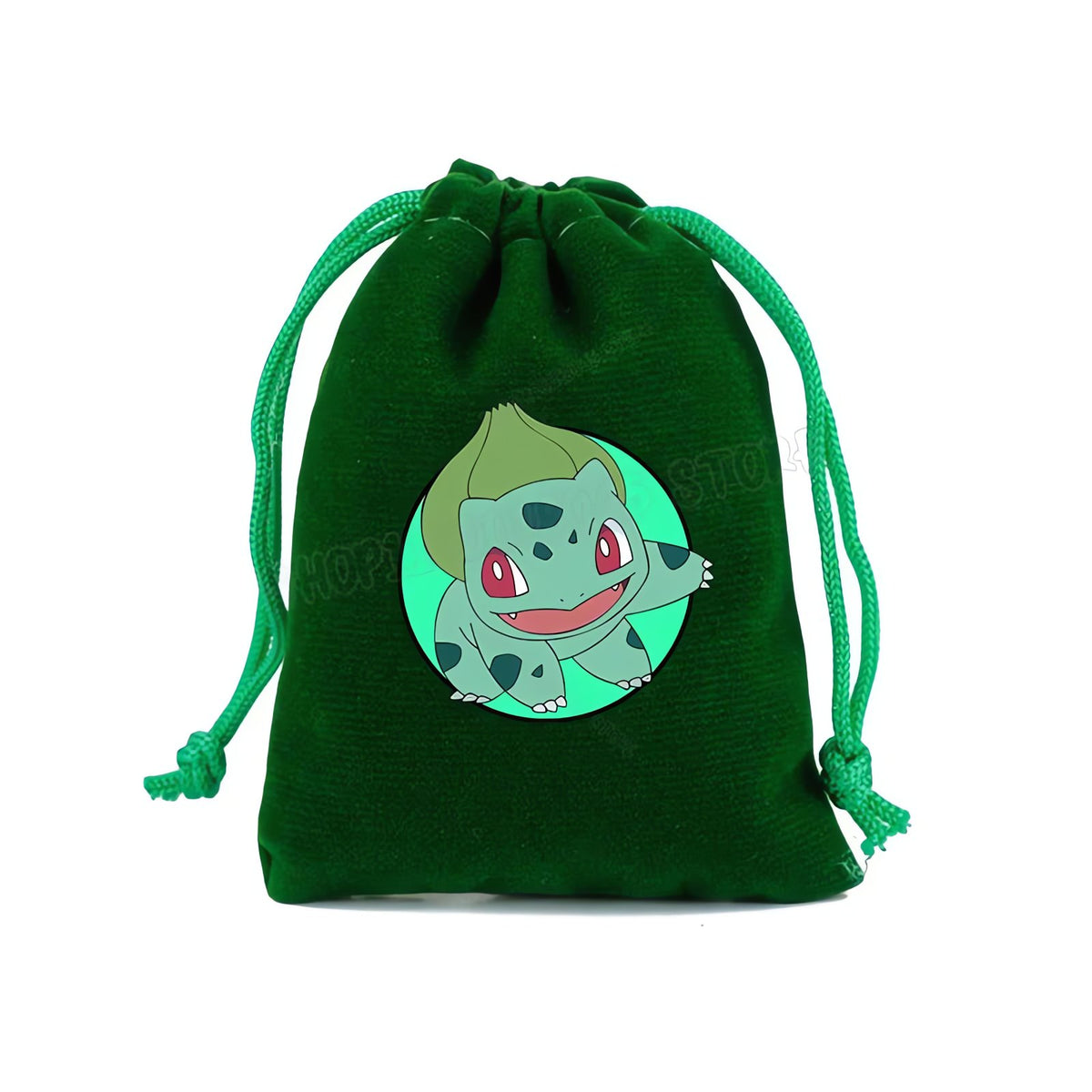 Pokémon canvas drawstring bag – Green Bulbasaur