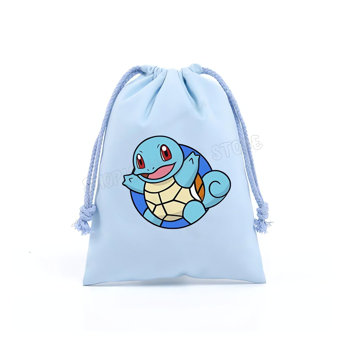 Pokémon canvas drawstring bag – Light Blue Squirtle
