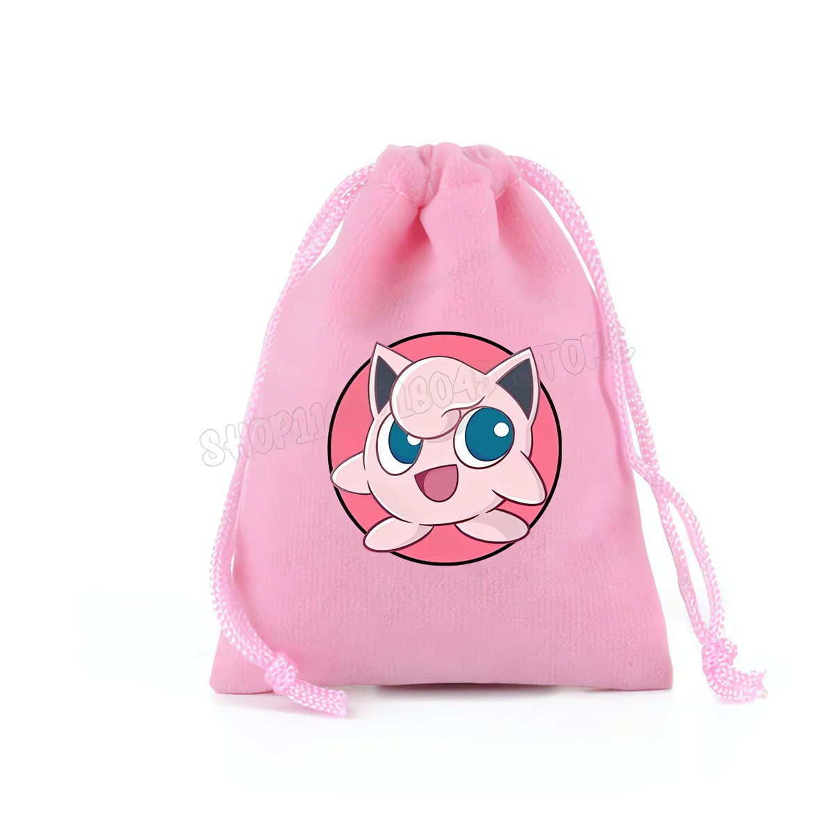 Pokémon canvas drawstring bag – Pink Jigglypuff