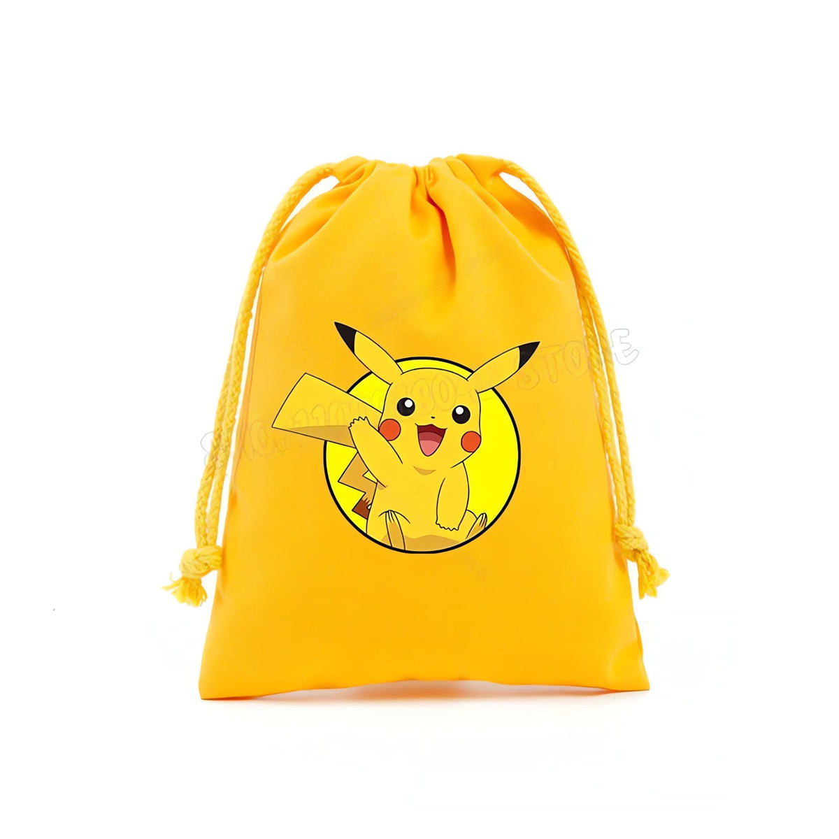 Pokémon canvas drawstring bag – Yellow Pikachu 2