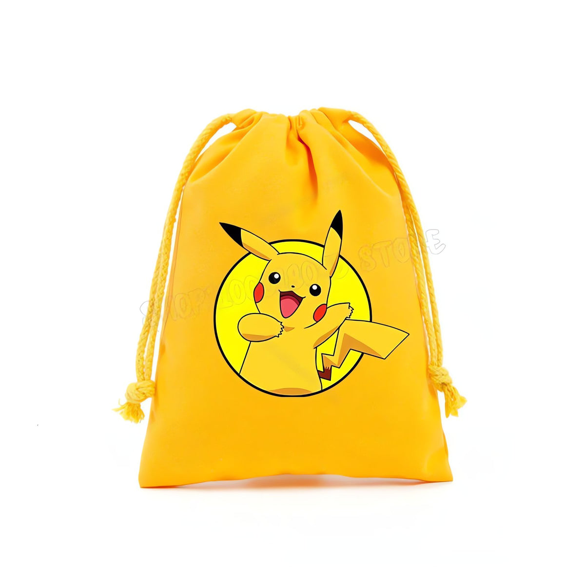 Pokémon canvas drawstring bag – Yellow Pikachu