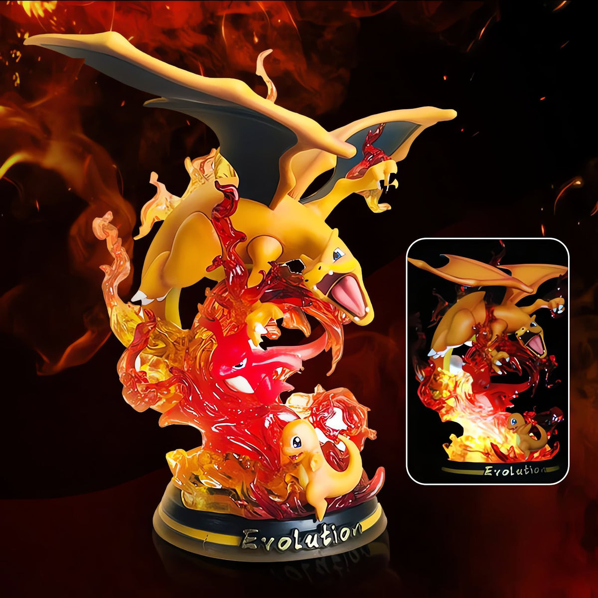 Pokémon evolution figures – Charizard 26cm