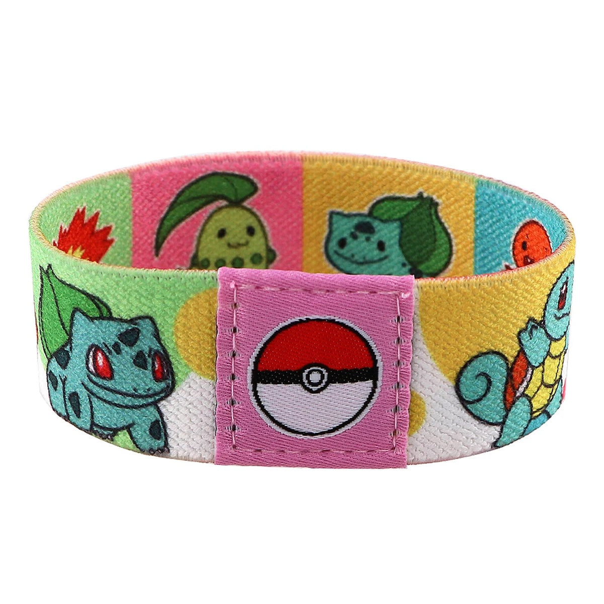 Pokémon fabric bracelet – Bulbasaur, Squirtle and more