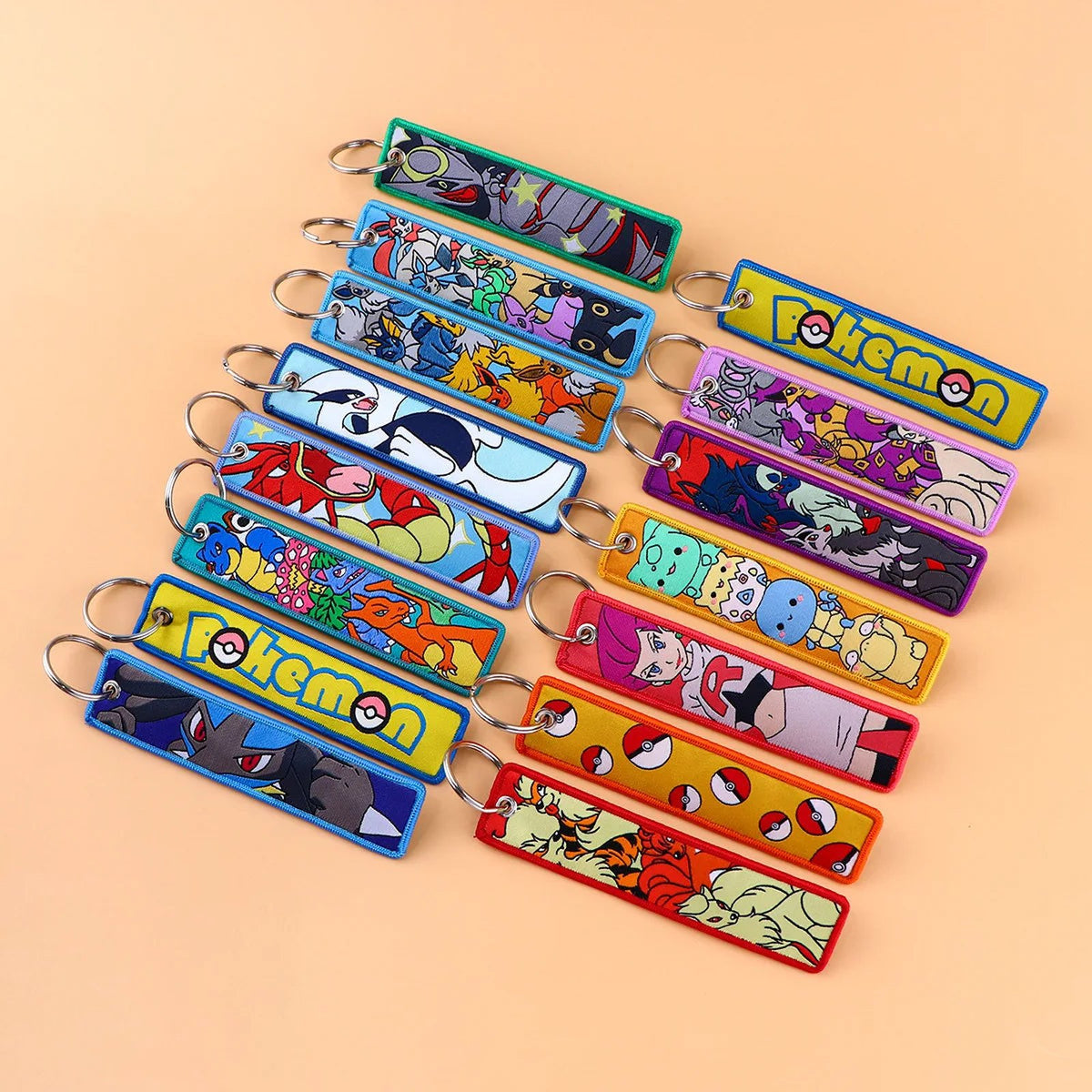 Pokémon fabric keyrings – photo 3