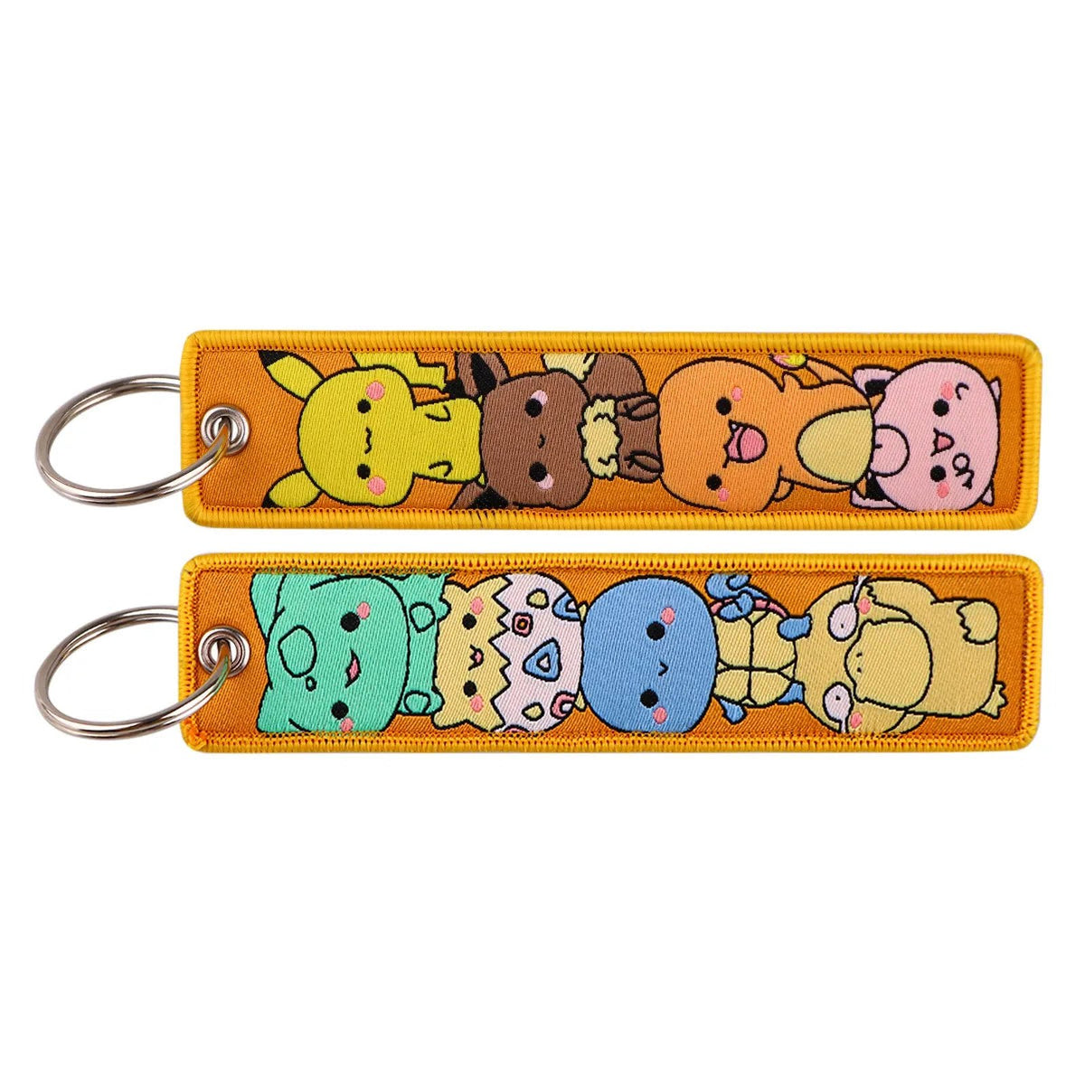 Pokémon fabric keyrings – Assorted Pokémon