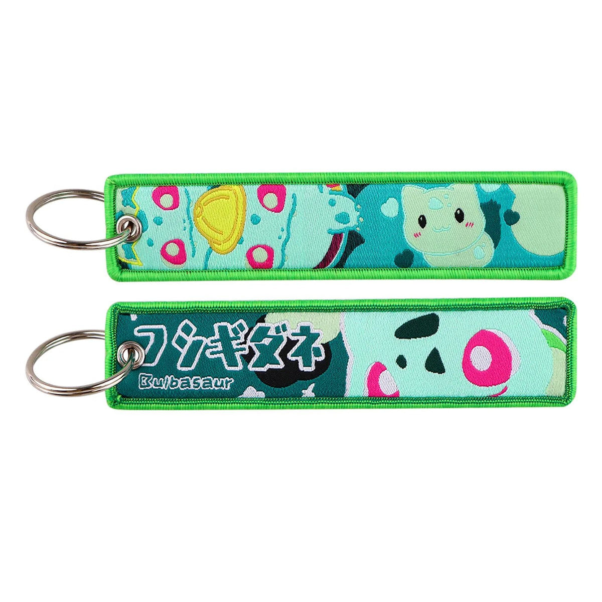 Pokémon fabric keyrings – Bulbasaur