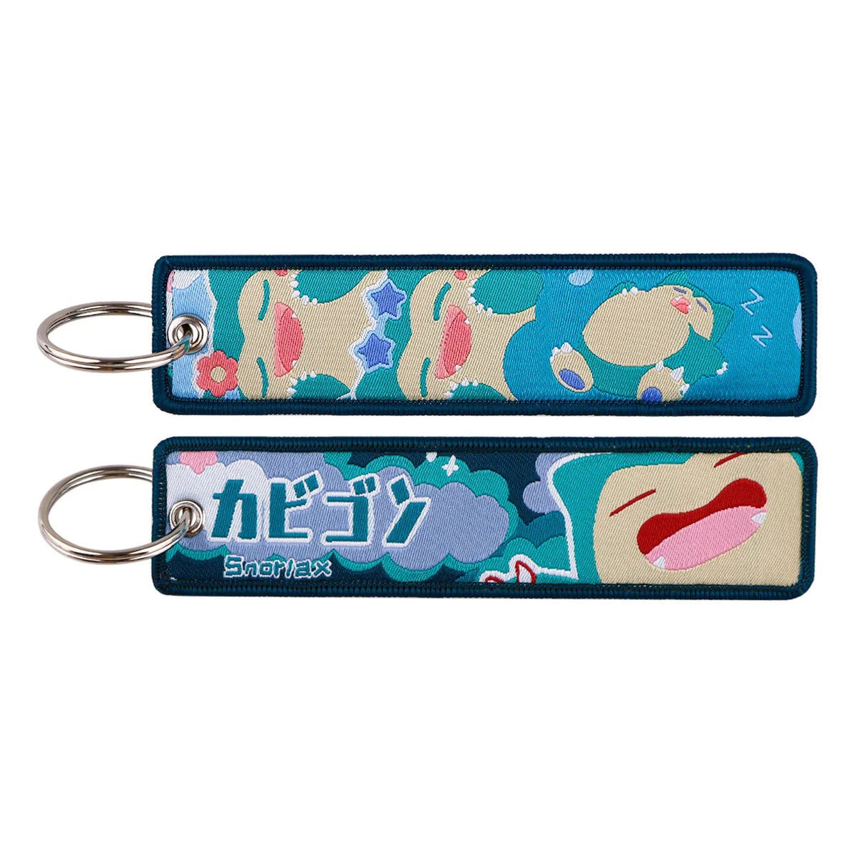 Pokémon fabric keyrings – Snorlax