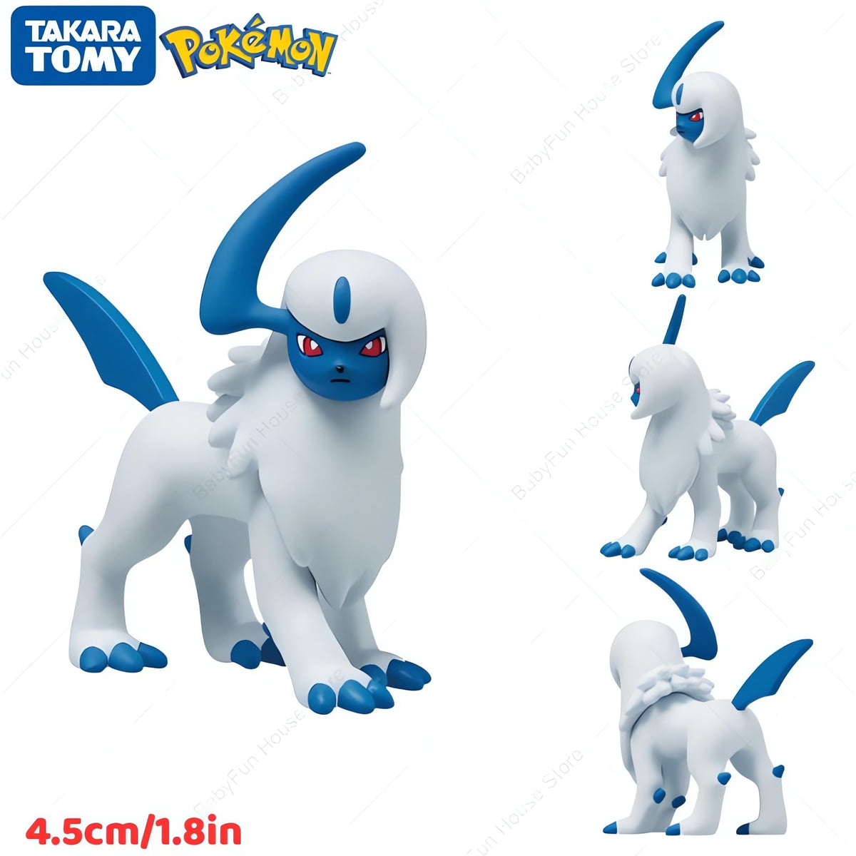 Pokémon figures, Ditto and Jigglypuff designs – Absol