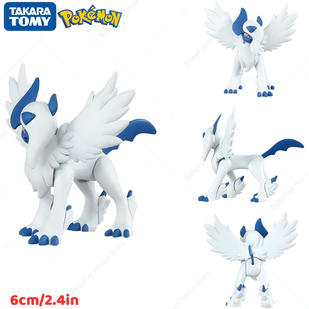 Pokémon figures, Ditto and Jigglypuff designs – Mega Absol