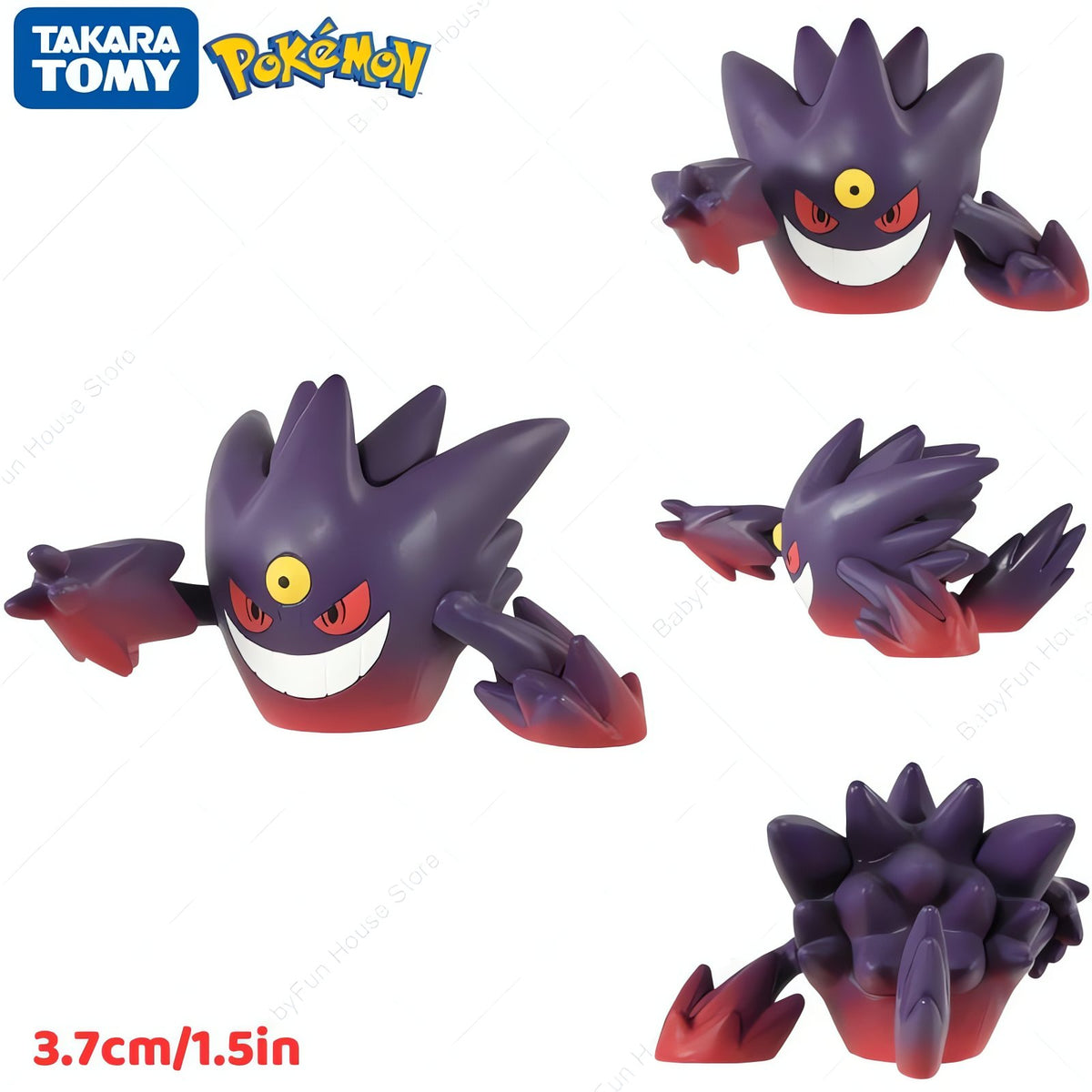 Pokémon figures, Ditto and Jigglypuff designs – Mega Gengar