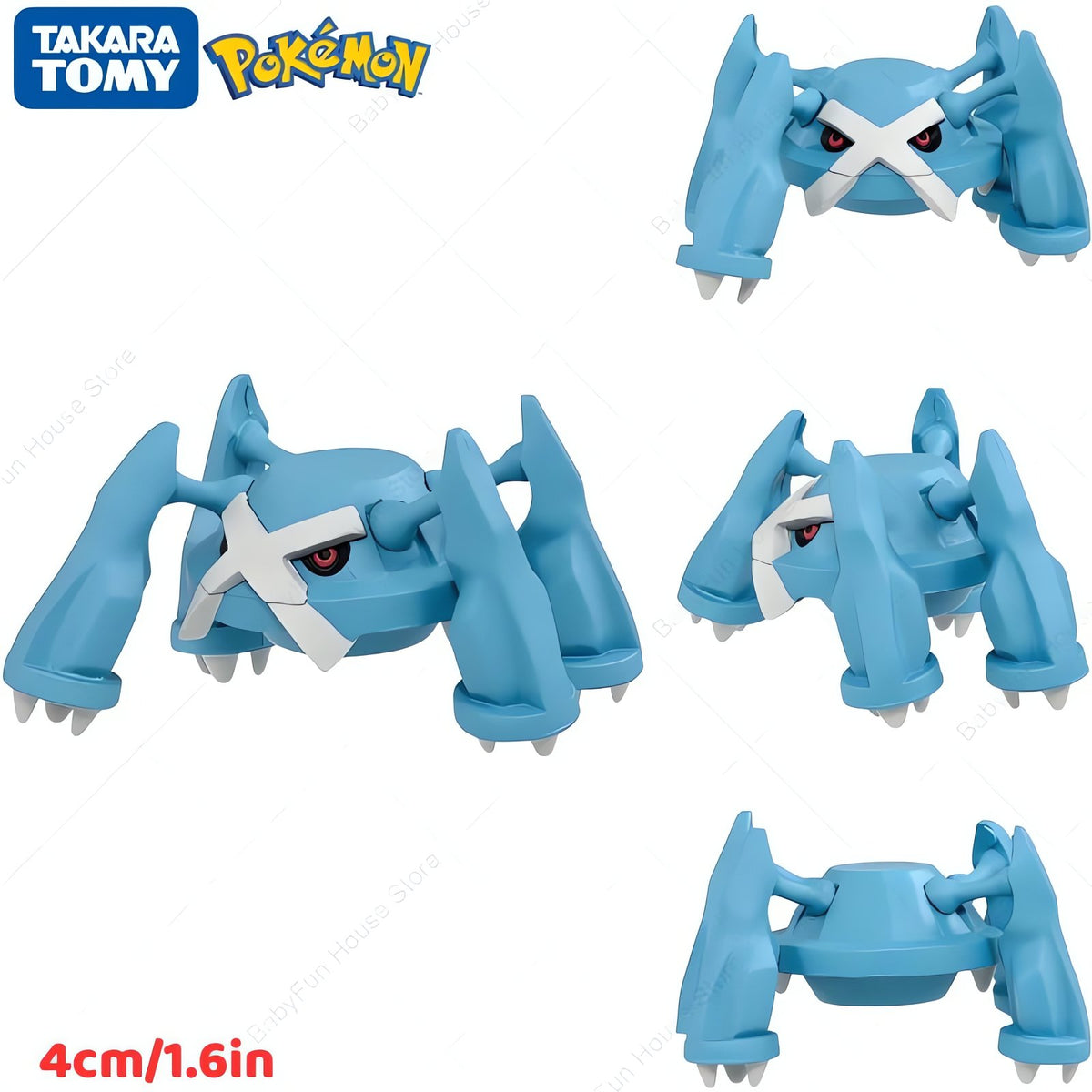 Pokémon figures, Ditto and Jigglypuff designs – Metagross