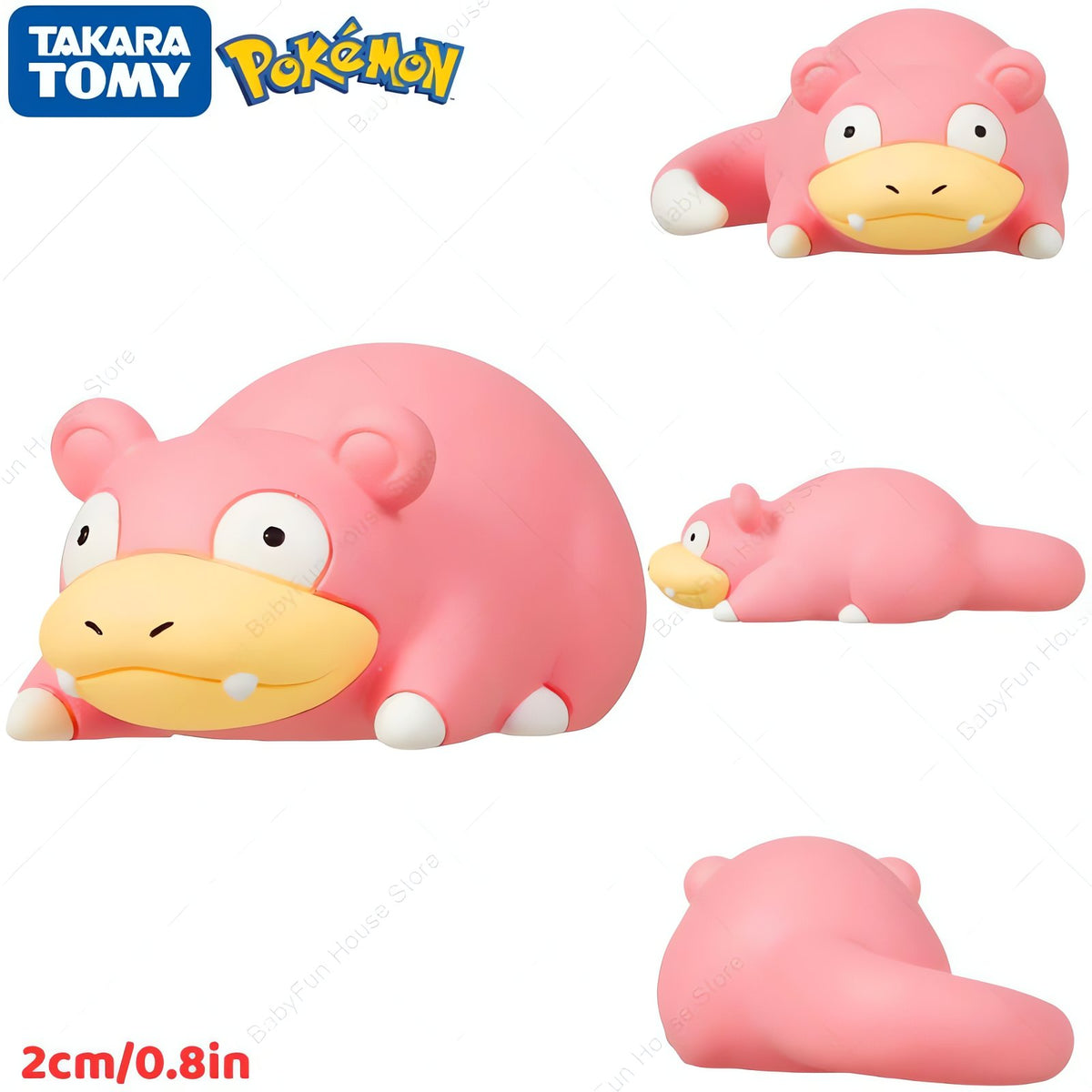 Pokémon figures, Ditto and Jigglypuff designs – Slowpoke