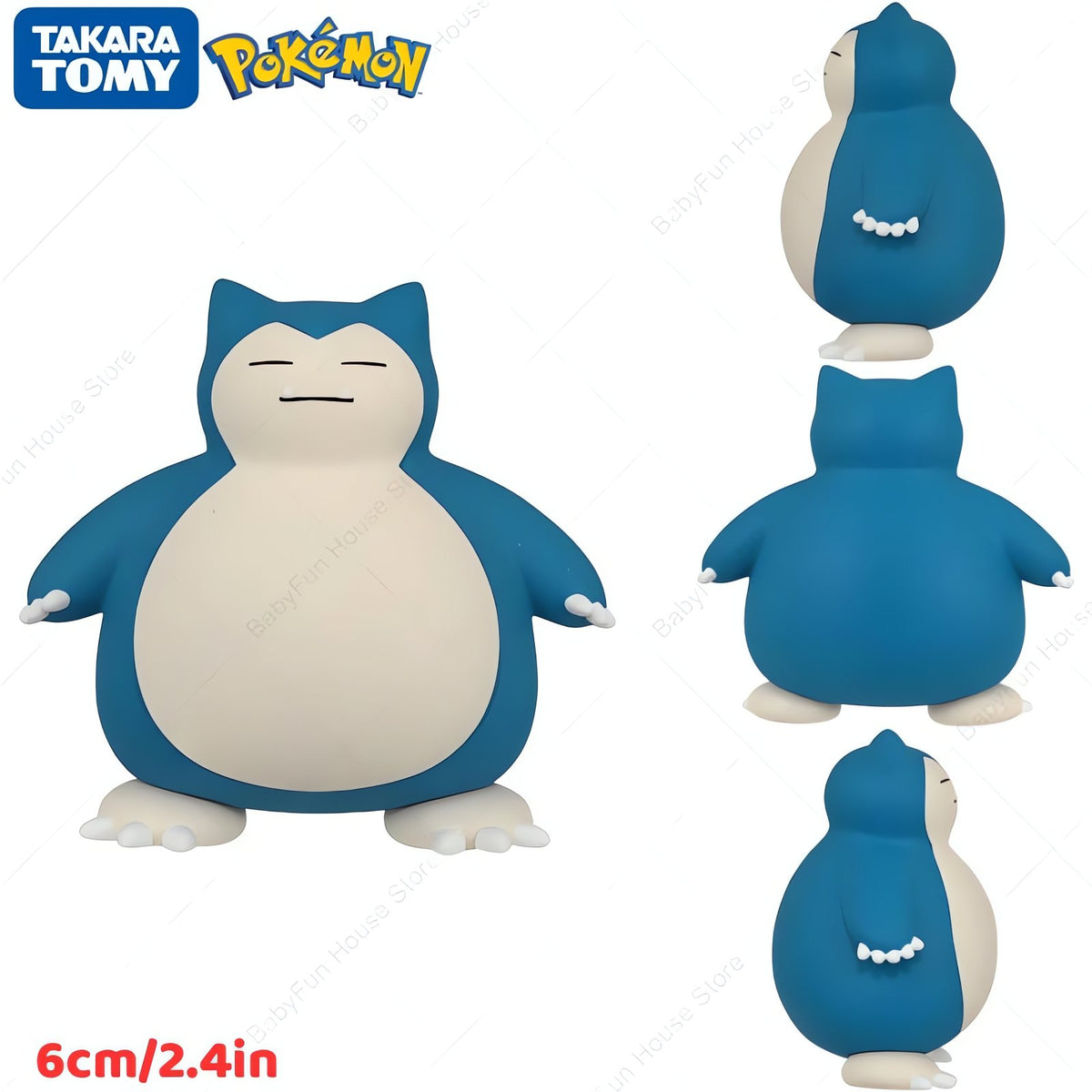 Pokémon figures, Ditto and Jigglypuff designs – Snorlax